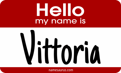 Hello my name is Vittoria png download