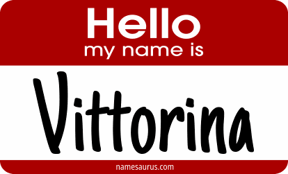 Hello my name is Vittorina png download