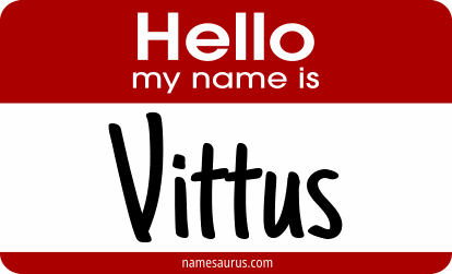 Hello my name is Vittus png download