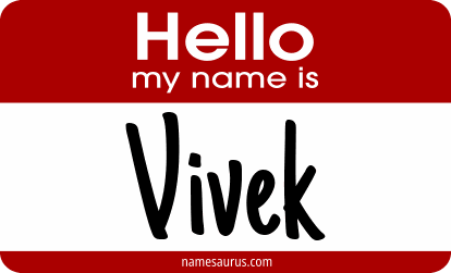 Hello my name is Vivek png download