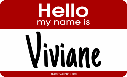 Hello my name is Viviane png download