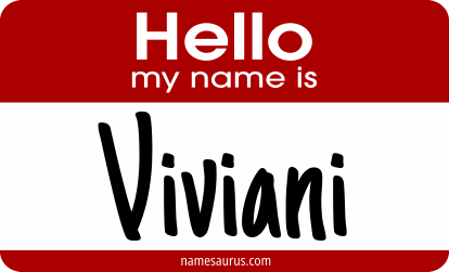 Hello my name is Viviani png download