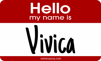 Hello my name is Vivica png download