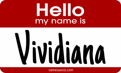 Hello my name is Vividiana png download
