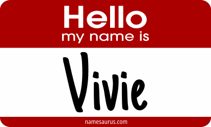 Hello my name is Vivie png download