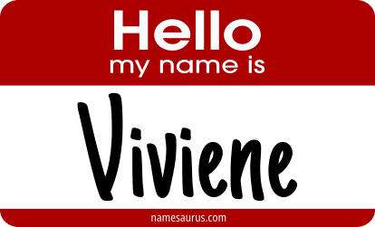 Hello my name is Viviene png download