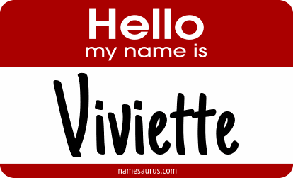 Hello my name is Viviette png download