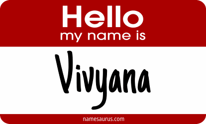 Hello my name is Vivyana png download