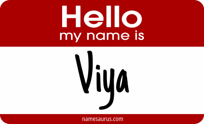 Hello my name is Viya png download
