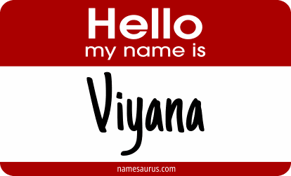 Hello my name is Viyana png download