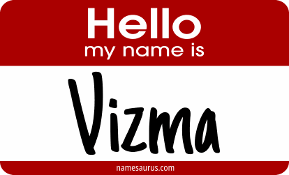 Hello my name is Vizma png download
