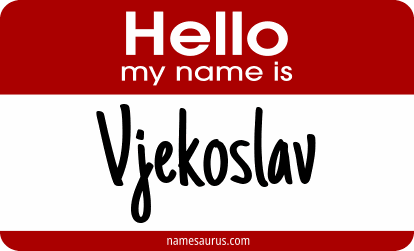Hello my name is Vjekoslav png download