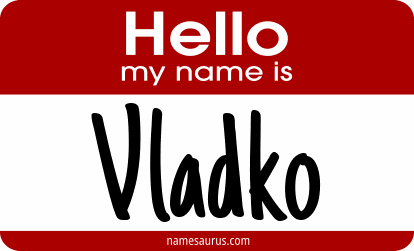 Hello my name is Vladko png download