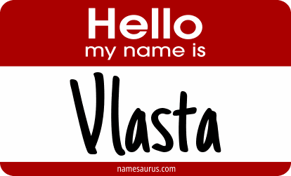 Hello my name is Vlasta png download