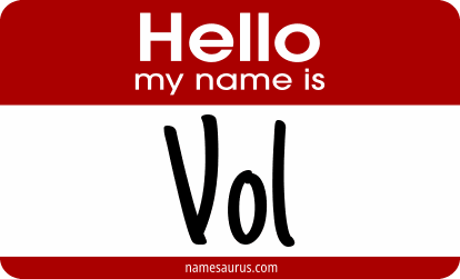 Hello my name is Vol png download