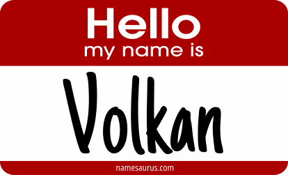 Hello my name is Volkan png download
