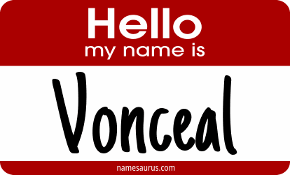 Hello my name is Vonceal png download