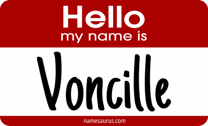 Hello my name is Voncille png download