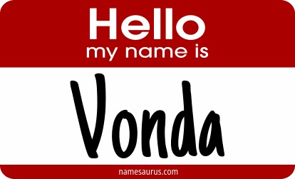 Hello my name is Vonda png download