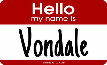 Hello my name is Vondale png download