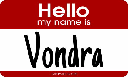 Hello my name is Vondra png download