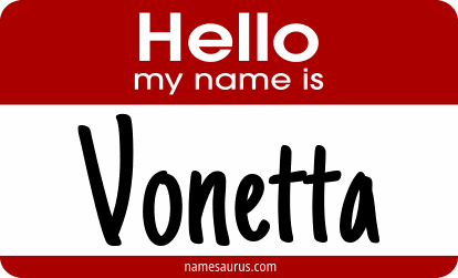 Hello my name is Vonetta png download