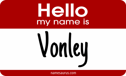 Hello my name is Vonley png download