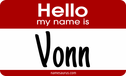 Hello my name is Vonn png download