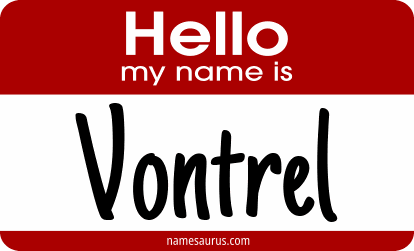 Hello my name is Vontrel png download