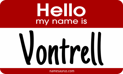 Hello my name is Vontrell png download