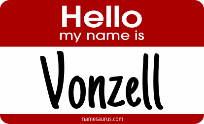 Hello my name is Vonzell png download