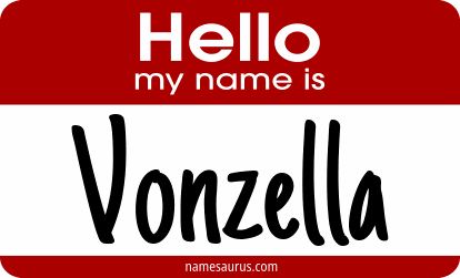 Hello my name is Vonzella png download