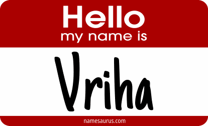 Hello my name is Vriha png download