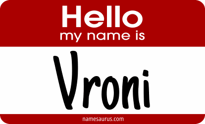 Hello my name is Vroni png download
