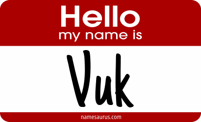 Hello my name is Vuk png download