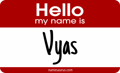 Hello my name is Vyas png download