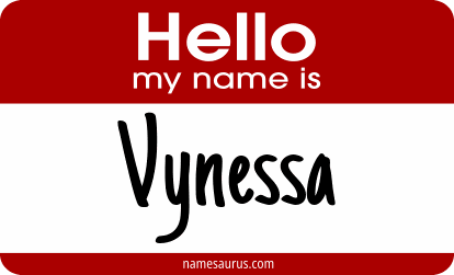 Hello my name is Vynessa png download