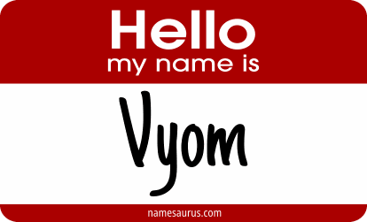 Hello my name is Vyom png download
