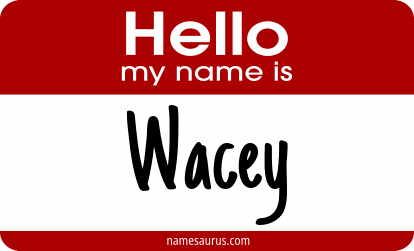 Hello my name is Wacey png download