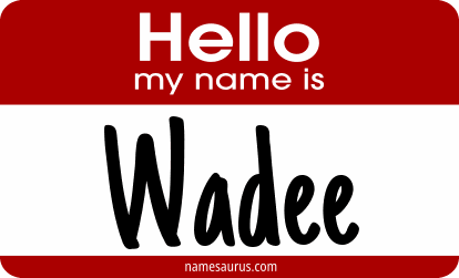 Hello my name is Wadee png download