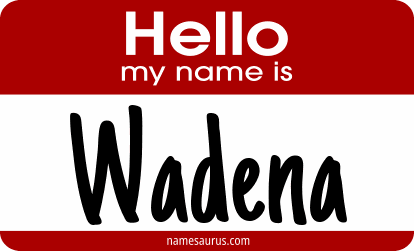 Hello my name is Wadena png download