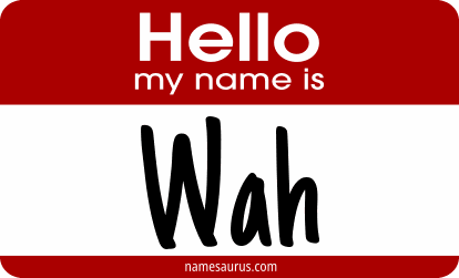 Hello my name is Wah png download