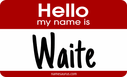 Hello my name is Waite png download