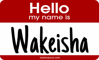 Hello my name is Wakeisha png download