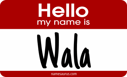 Hello my name is Wala png download