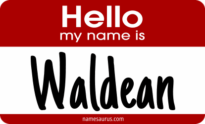Hello my name is Waldean png download