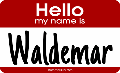 Hello my name is Waldemar png download