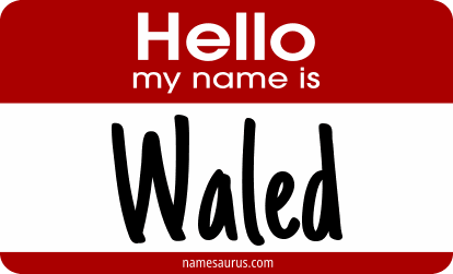 Hello my name is Waled png download