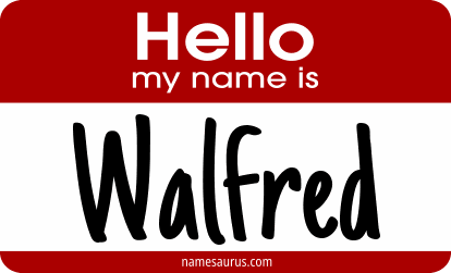 Hello my name is Walfred png download