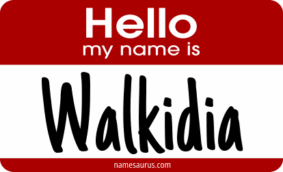 Hello my name is Walkidia png download